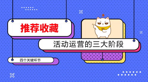 活動運營的三大階段與四個關鍵環節